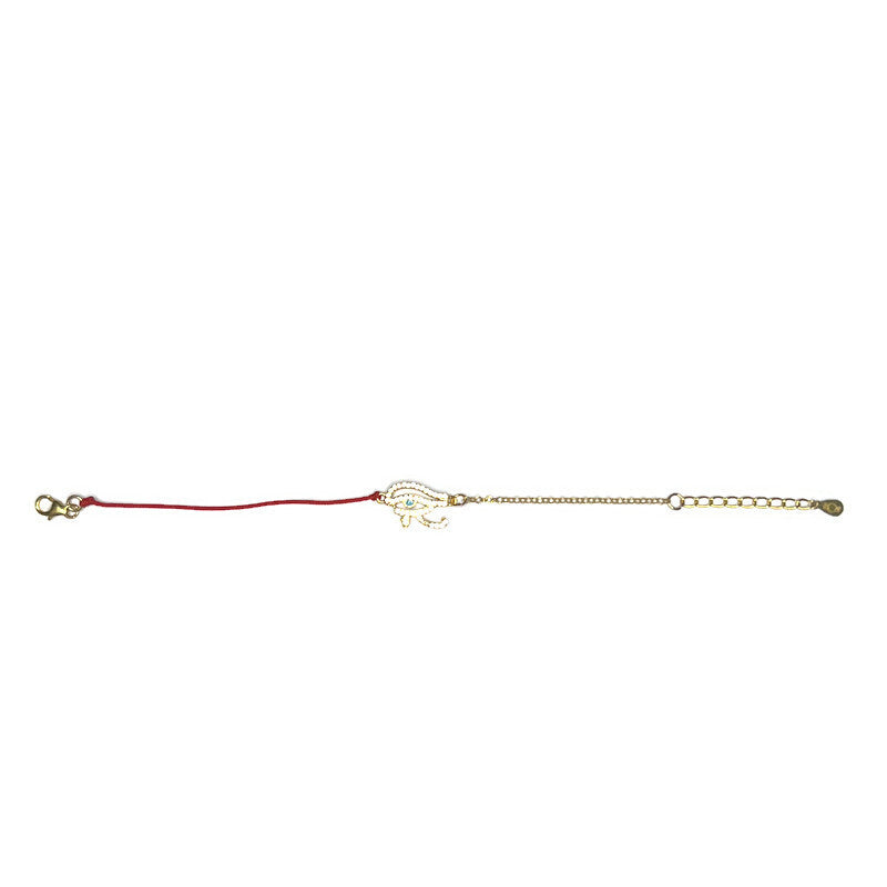 Bombom Ra Divine Healing Red String Eye Of Horus Bracelet