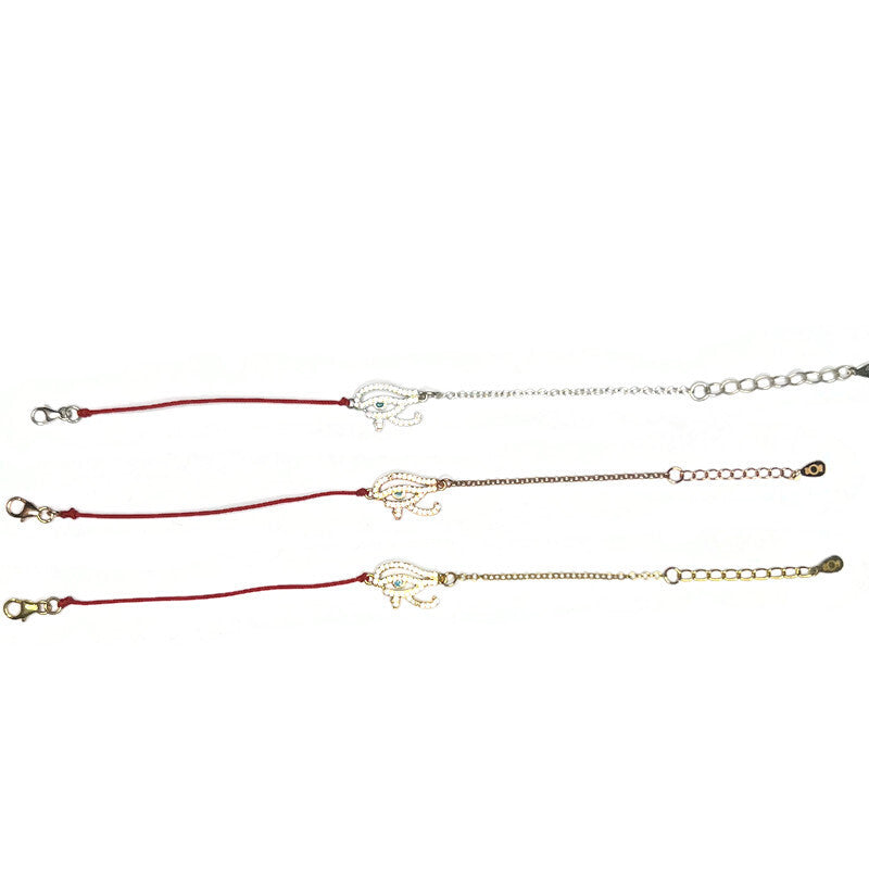 Bombom Ra Divine Healing Red String Eye Of Horus Bracelet