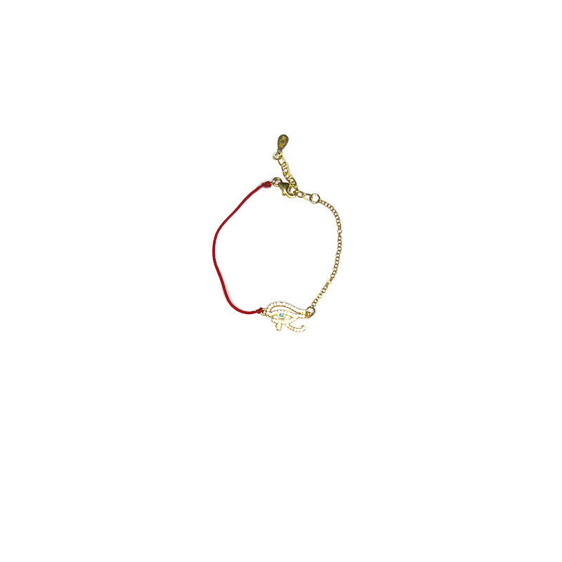 Bombom Ra Divine Healing Red String Eye Of Horus Bracelet