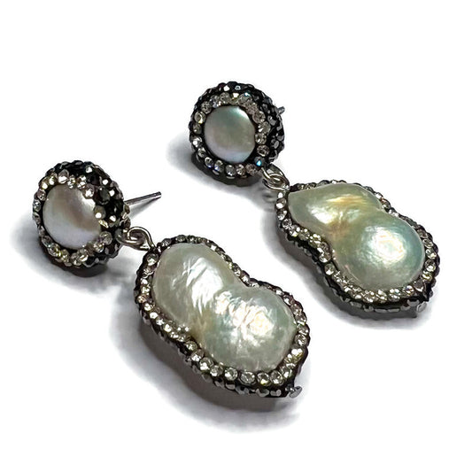 BombomBijoux Ra Pearl Earrings