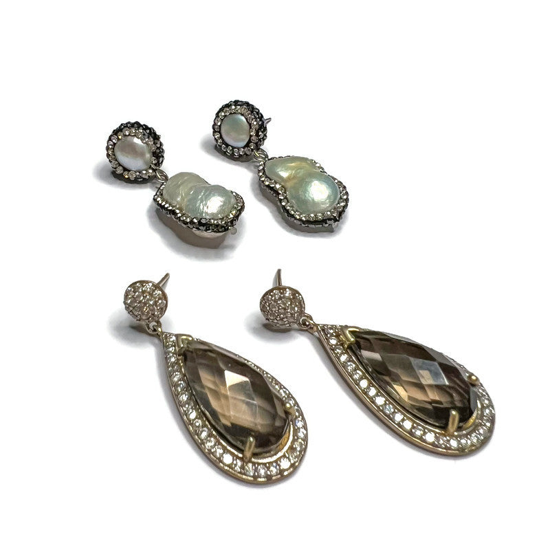 BombomBijoux Ra Pearl Earrings